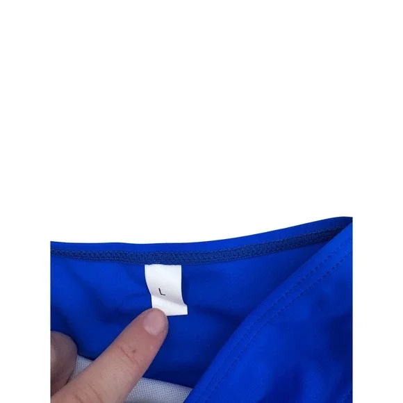 Women's Cobalt Blue Two-Piece Bikini – Size Large – NWOT - Picture 3 of 4